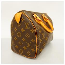 Louis Vuitton-Louis Vuitton Monogram Speedy 25 Handbag-Brown