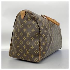 Louis Vuitton-Louis Vuitton Monogram Speedy 40 Handbag-Brown