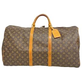 Louis Vuitton-Louis Vuitton Monogram Keepall 60 Boston Bag-Brown