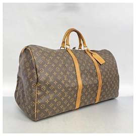 Louis Vuitton-Louis Vuitton Monogram Keepall 60 Boston Bag-Brown
