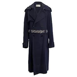 Dior-Trench Coat-Blue,Navy blue