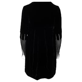 Gucci-Vintage Velvet Dress-Black