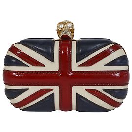Alexander Mcqueen Pochette Union Jack Multicolore