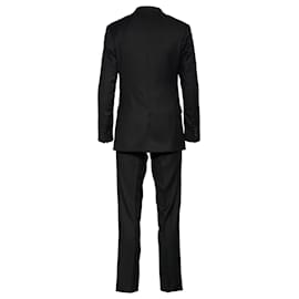 Dior-Topstitched Two-Piece Suit-Black