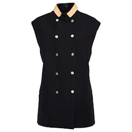 Louis Vuitton-Oversized Anchor Buttoned Vest-Black