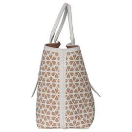 Alexander Mcqueen-Cutout Calfskin Legend Tote-White