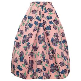 Prada Jupe midi évasée Rose