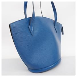 Louis Vuitton-Louis Vuitton Epi Saint Jacques Shoulder Bag-Blue