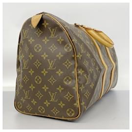 Louis Vuitton-Louis Vuitton Boston Bag Monogram Keepall 45-Brown