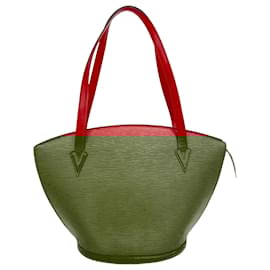 Louis Vuitton-Louis Vuitton Epi Saint Jacques Shoulder Bag-Red