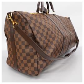 Louis Vuitton-Louis Vuitton Boston Bag Damier Keepall Bandouliere 55-Damier ebene