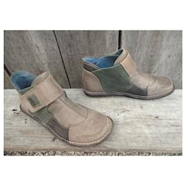 Autre Marque-Ankle Boots-Beige