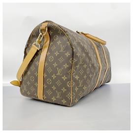 Louis Vuitton-Louis Vuitton Monogram Keepall Bandouliere 55-Brown