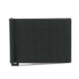 Clip per soldi in pelle nera Yves Saint Laurent Nero