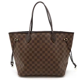 Louis Vuitton-Louis Vuitton Damier Neverfull MM Tote Bag-Brown