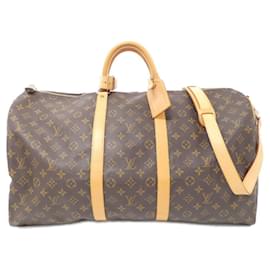 Louis Vuitton-Louis Vuitton Keepall Bandoulière 55-Brown