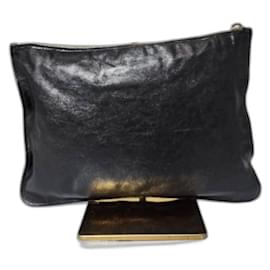 Alexander Mcqueen-ALEXANDER MCQUEEN Legend Clutch Black-Black
