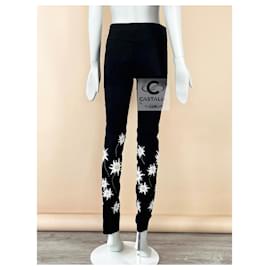 Chanel-Paris / Salzburg Ad Campaign Suede Leggings-Black