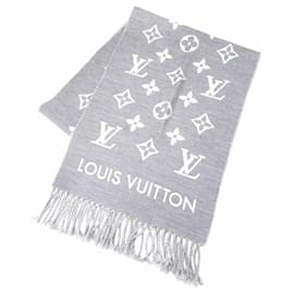 Louis Vuitton-Louis Vuitton All About Monogram Wool Shawl-Other