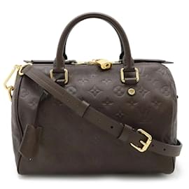 Louis Vuitton-Louis Vuitton Monogram Empreinte Speedy Bandouliere 25 Handbag-Brown,Other