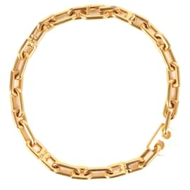 Balenciaga-Balenciaga B Chain Necklace in Gold-Golden