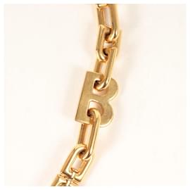 Balenciaga-Balenciaga B Chain Necklace in Gold-Golden