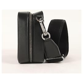 Dolce & Gabbana-Dolce & Gabbana Black Leather Shoulder Bag-Black