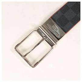 Louis Vuitton-Louis Vuitton Reversible Belt-Orange,Navy blue