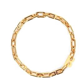 Balenciaga-Balenciaga B Chain Necklace in Gold-Golden