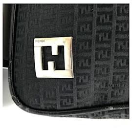 Fendi-Fendi Zucchino Handbag-Black