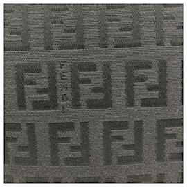 Fendi-Fendi Zucchino Tote Bag-Black