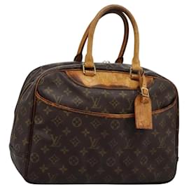 Louis Vuitton-LOUIS VUITTON Monogram Deauville Hand Bag M47270 LV Auth EC707-Monogram