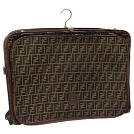 FENDI Zucca Canvas Garment Cover Brown Auth fm4432 Brown