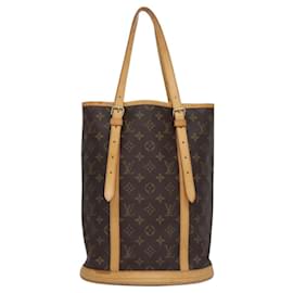 Louis Vuitton-LOUIS VUITTON Monogram Bucket GM Shoulder Bag M42236 LV Auth BA679-Monogram