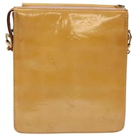 Louis Vuitton-LOUIS VUITTON Monogram Vernis Motto Pouch Marshmallow Pink M91312 Auth KD208-Other