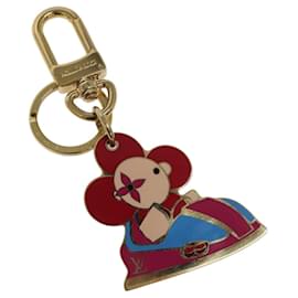 Louis Vuitton-LOUIS VUITTON Porte Cles Charm Vivienne Charm metal Gold M69860 LV Auth BA664M-Golden