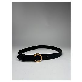 Vintage Cartier Panthère Ledergürtel schwarz Schwarz