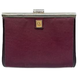 Dior-DIOR Clutch bags T.  Synthetic-Dark red