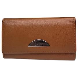 Dior-DIOR Purses, wallets & cases T.  Leather-Orange
