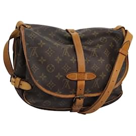 Louis Vuitton-LOUIS VUITTON Monogram Saumur 30 Shoulder Bag M42256 LV Auth ki5533-Monogram