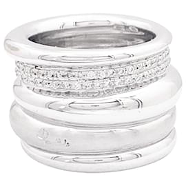 Pomellato-Pomellato ring, 'Tubolare', white gold, diamonds.-Other