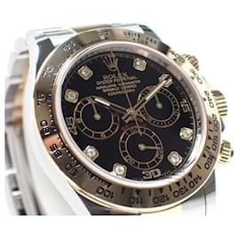 Rolex-ROLEX Daytona combination black8P diamond 116503G '18 Genuine goods Mens-Silvery