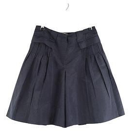 Prada Mini saia de seda azul Azul