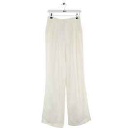Anine Bing Pantaloni bianchi dritti Bianco