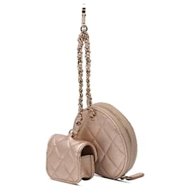 Chanel-CHANEL Purses, wallets & cases T.  Leather-Golden