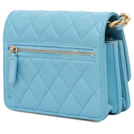 Chanel-CHANEL Handbags T.  Leather-Blue