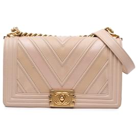 Chanel-CHANEL Handbags T.  Leather-Beige