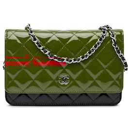 Chanel-CHANEL Handbags T.  Leather-Red