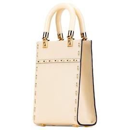 Fendi-FENDI Handbags T.  Leather-White