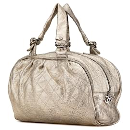 Chanel-CHANEL Travel bags T.  Leather-Golden